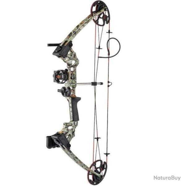 Pack Arc Compound Shoot Again M1020 camo sombre avec fl�ches et accessoires