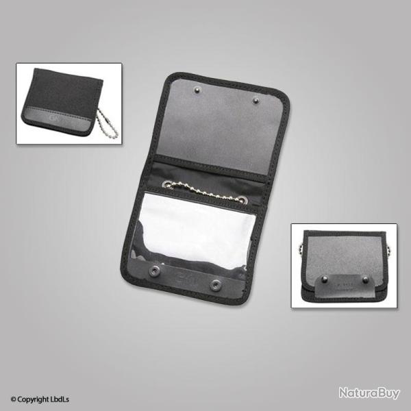 Porte badge 86 x 54 mm en cordura avec cha�nette