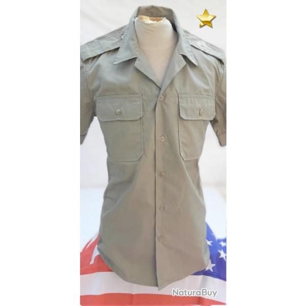 Arm�e de terre GREC - Chemise en coton manche courte  comme neuve