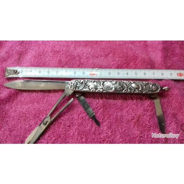 COUTEAU  ARGENT  19eme SIECLE