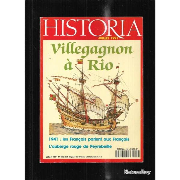 1941 les fran�ais parlent aux fran�ais, l'auberge rouge de peyrebeille historia 535 juillet 1991