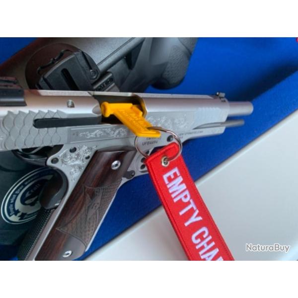 T�moin de chambre vide pistolet ou revolver.