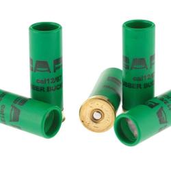 Cartouches de chevrotines caoutchouc cal 12
