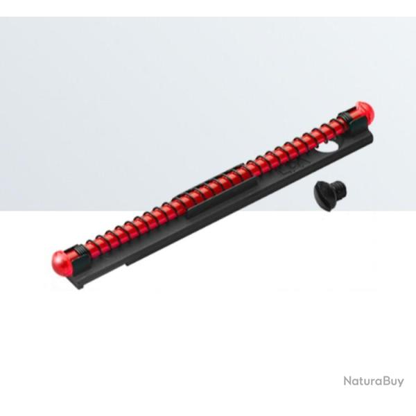 Viseur universel LPA SIGHTS en aluminium SUPER BIG DOT avec fibre optique rouge