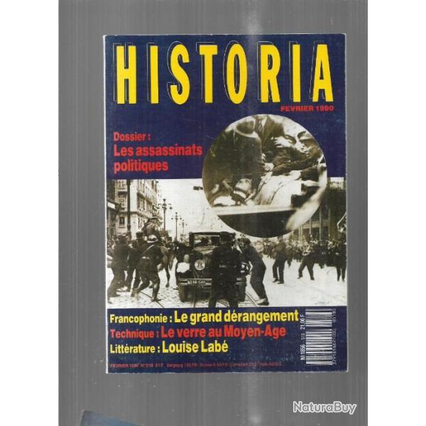 les assassinats politiques , mission lorelei 1944 , louise lab�,druide   historia 518 f�vrier 1980