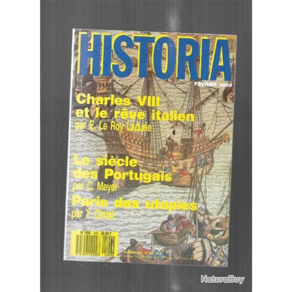 des marins dans la r�sistance, charles VIII r�ve italien, ph.berthelot,  historia 506 f�vrier 1989