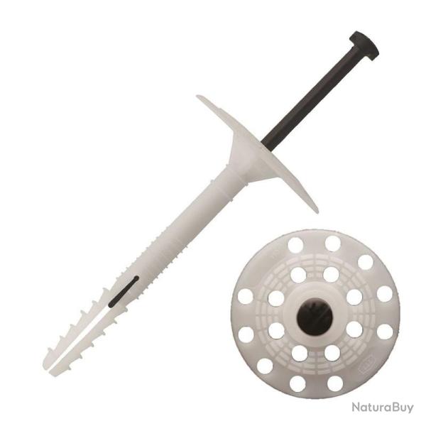 Scell-It - 200 Fixations d'isolant rigide � frapper 140 mm avec clou polyamide - FI10140 Scell-it