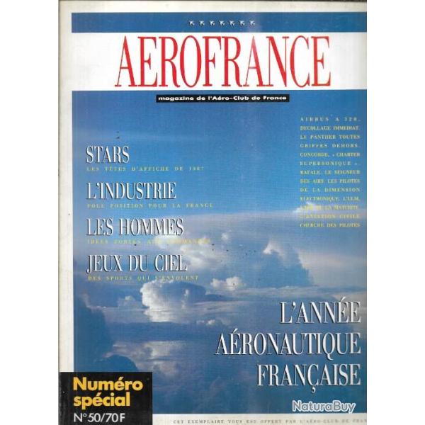 a�rofrance magazine de l'a�ro-club de france num�ro sp�cial n 50 1988