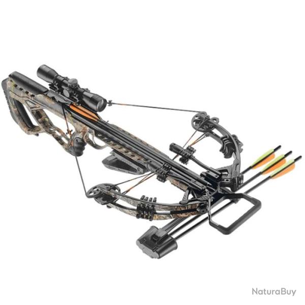 Pack Arbal�te EK Archery Guillotine M 175 Lb avec viseur et accessoires - Avec folium