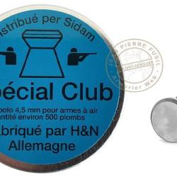 Plombs HN Special Club 4,5mm - 2 x 500