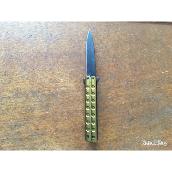 COUTEAU FORME PAPILLON  OUVERTURE UNE MAIN  1 (2025  N