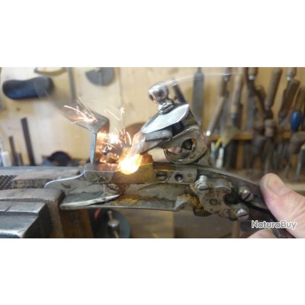 CEMENTATION DE BATTERIE - FUSIL A SILEX