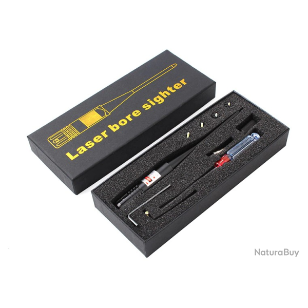 Instrument de calibrage d'al�sage Laser rouge infrarouge 22 LR + Cordon de nettoyage 22 LR