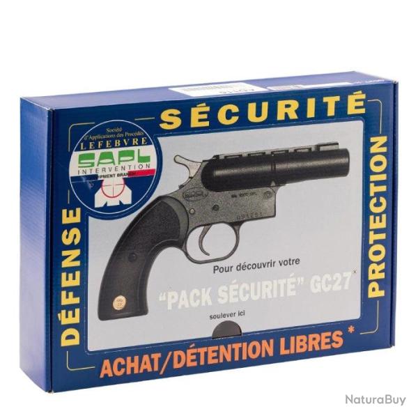 Pack de protection Sapl avec Gc27 etuis, balles et 2 bombes de d�fens