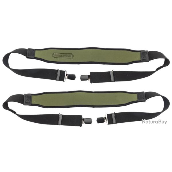 Bretelles vertes en n�opr�ne pour pantalon - Niggeloh