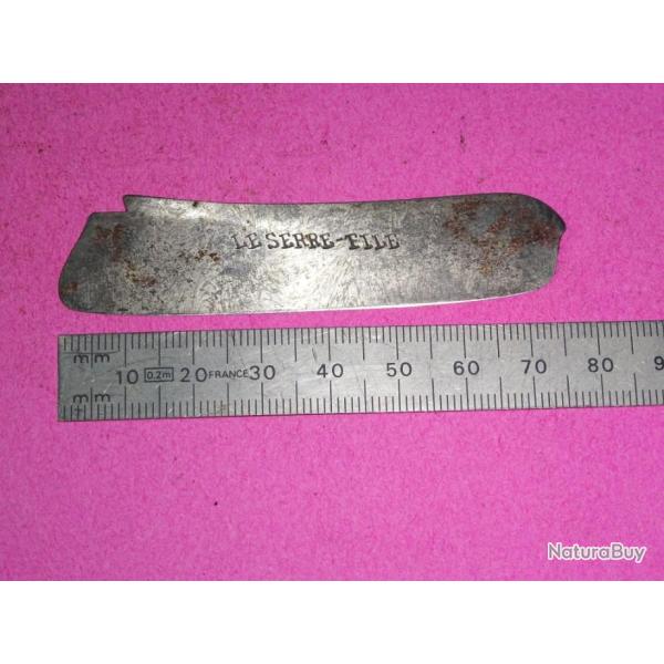 lame rasoir acier DAMAS - VENDU PAR JEPERCUTE (D21G175)