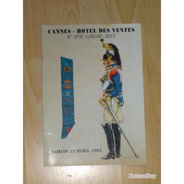 catalogue de la salle des ventes de cannes de 1993 - VENDU PAR JEPERCUTE (D21G275)