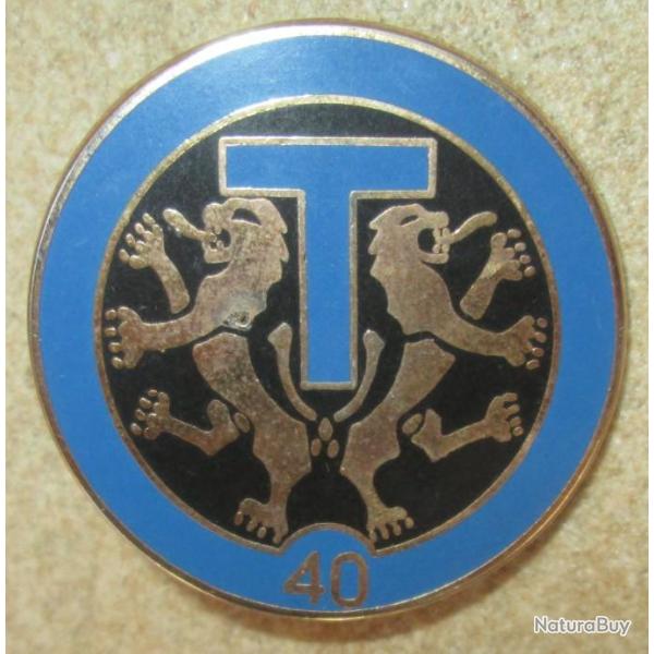 40 Rgiment de Transmissions, sans devise,2 pontets