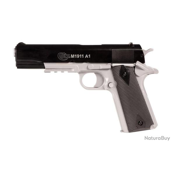 R�plique airsoft Colt 1911 HPA Metal Slide Dual tone (Cybergun)