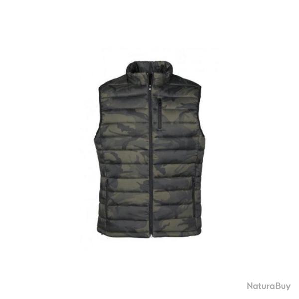 Gilet matelass� enfant Percussion Camo trek caka Camo