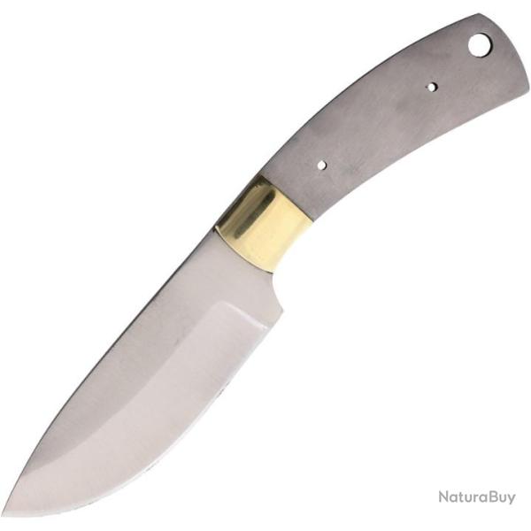 Lot de 2 Lames � Customiser Skinner Lame Acier Inox Garde Laiton BL146