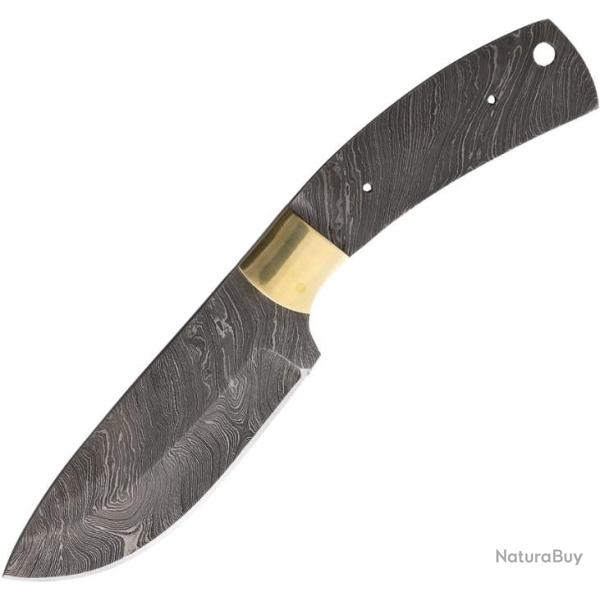 Lame Damas � Customiser Skinner Lame Acier Damas 256 Couches Garde Laiton BL146D