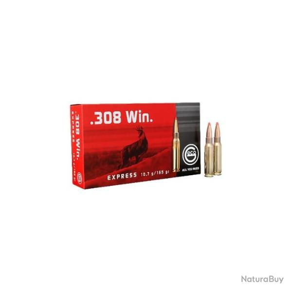 Balles Geco Express , Calibre: 308w. Lot de 40 cartouches.