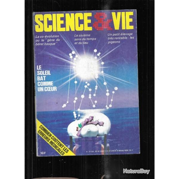 science et vie 771 d�cembre 1981 , solaris le robot de l'espace, �levage pigeons, globules blancs
