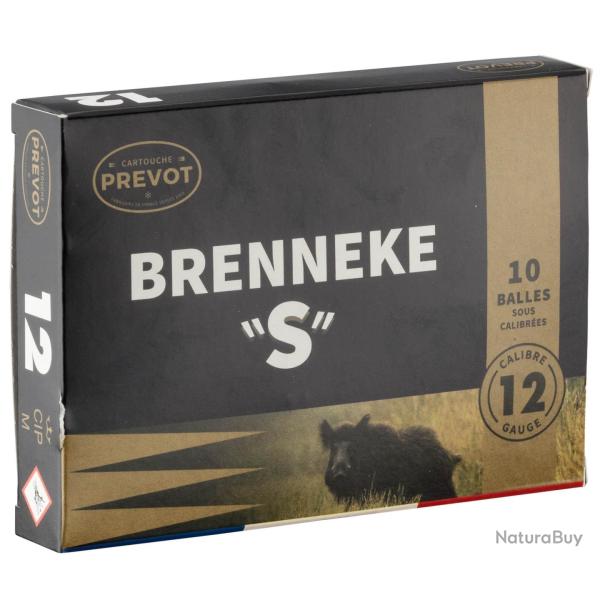 Cartouche Prevot � balle Brenneke-S - Cal. 12/70