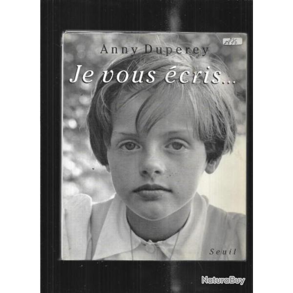 je vous cris d'anny duperey