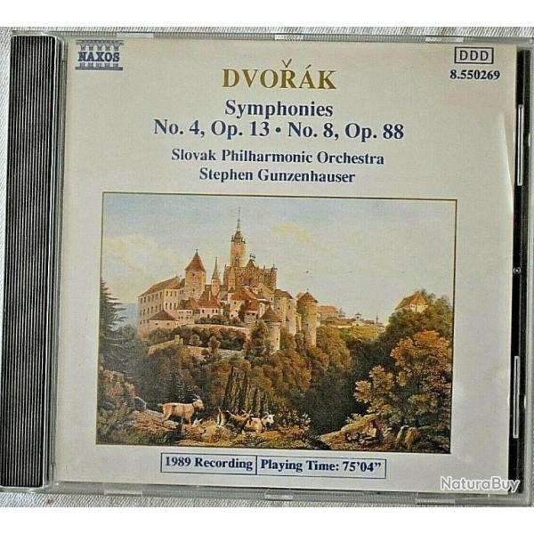 Dvorak - Symphonies 4, op 13 & 8, op 88 - Orchestre philharmonique slovaque