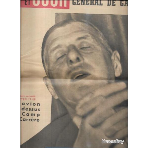 le tour de france du g�n�ral de gaulle , journal nuit et jour 2 octobre 1947, camp d'internement de