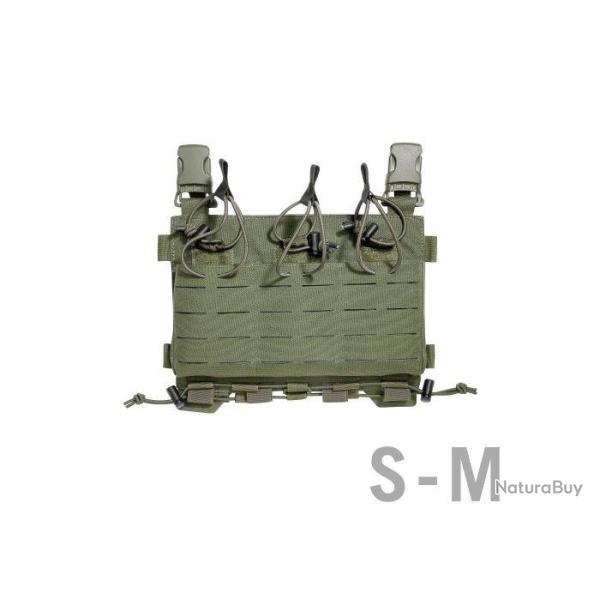 TT  Panneau frontale MOLLE- Lasercut avec 3 porte-chargeur Olive TASMANIAN TIGER