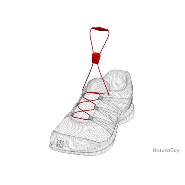 LACETS QUICKLACE SALOMON - NOIR