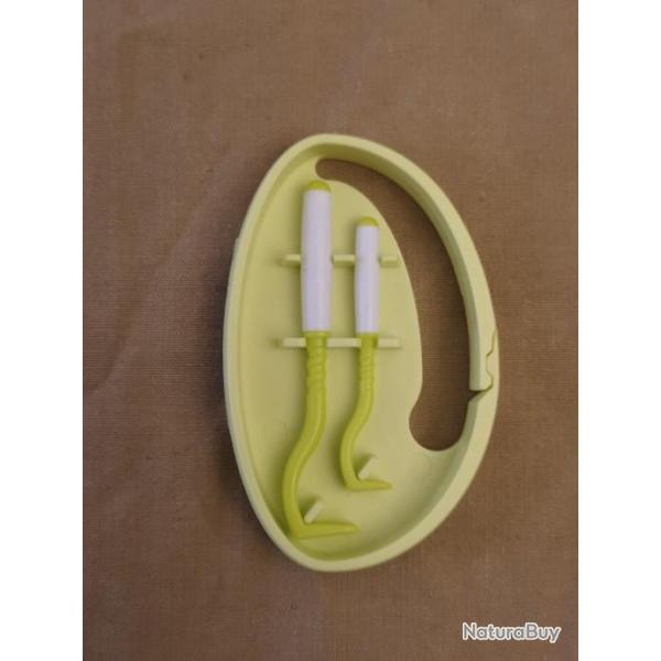 Ensemble de crochets � tique "Tick Twister" avec ClipBox - vert