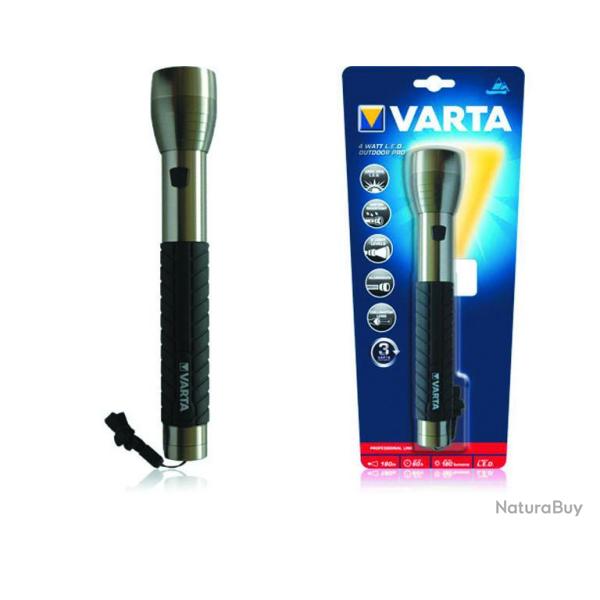 LAMPE VARTA 180 LUMENS 4W LED - LIVRER AVEC 1 PILE LR14