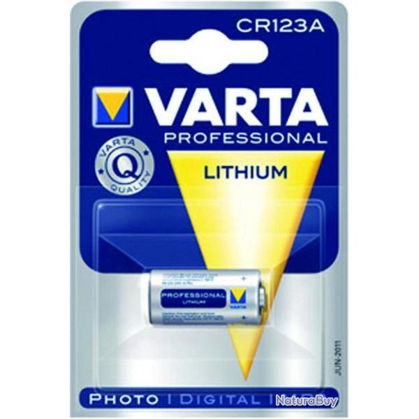 PILE 6205 CR123 LITHIUM PHOTO 3V PHILIPS/VARTA/XXCELL