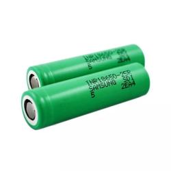 2 x Accus 18650 2500 mAh Samsung pour Lunettes FPV FatShark, Radio FRSKY, Stabilisateurs