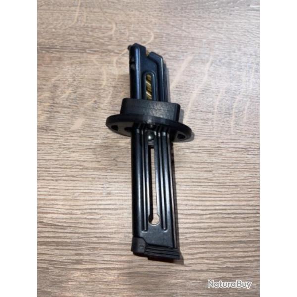 Chargette, speed loader noir pour chargeur pistolet Ruger Mark Mk I, II, III, IV, V 22 / 45