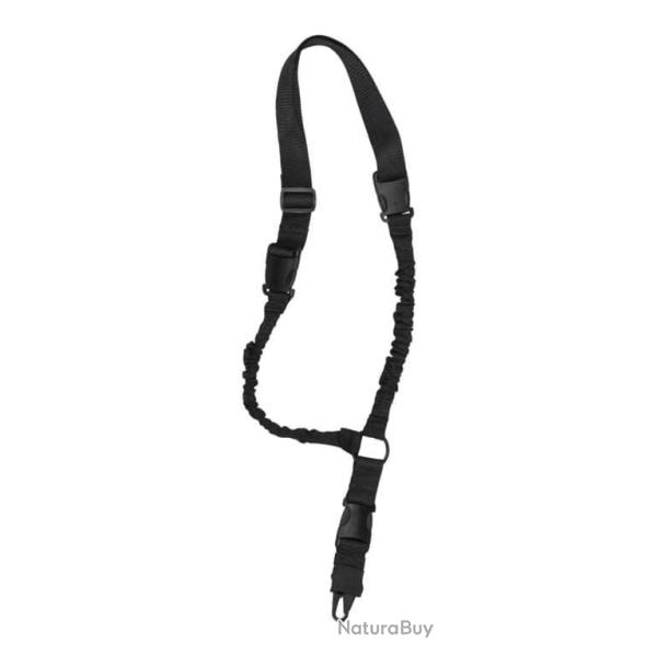 Sangle 1 point d�grafable avec attache crocodile Noire