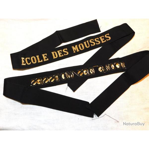 ECOLE DES MOUSSES  --- RUBAN BACHI MARINE :   ECOLE DES MOUSSES