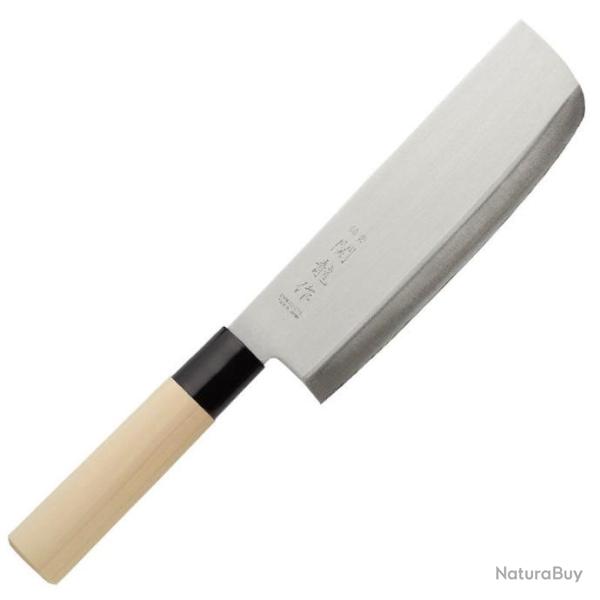 COUTEAU DE CUISINE JAPONAIS  NAKIRI Lame 165mm
