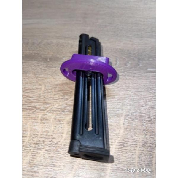 Chargette, speed loader violet pour chargeur pistolet Ruger Mark Mk I, II, III, IV, V 22 / 45