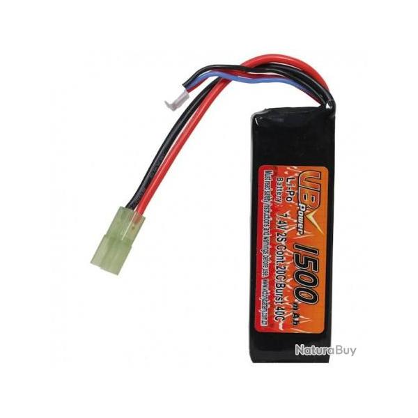 BATTERIE LI-PO 7.4V 1500MAH 1 STICK