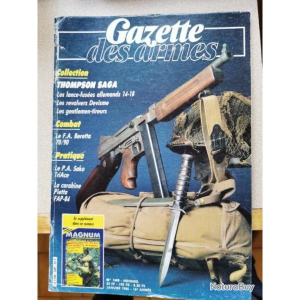 Revue la gazette des armes n149 149