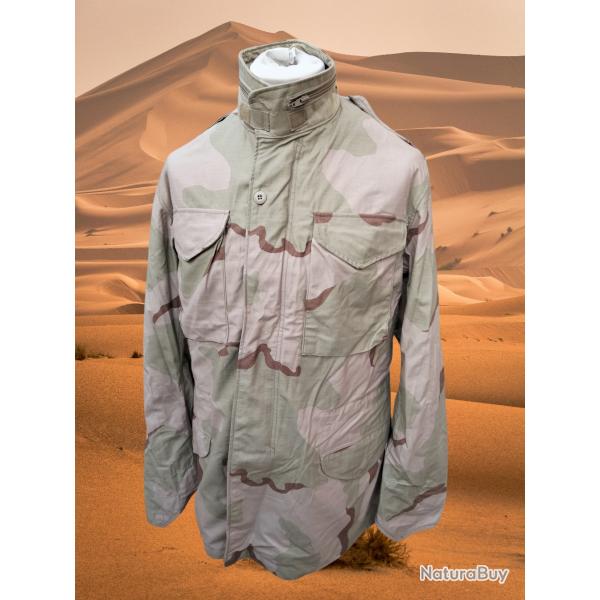 Arm�e Am�ricaine - Parka avec capuche camouflage d�sert - Taille M  ( Jamais port� )
