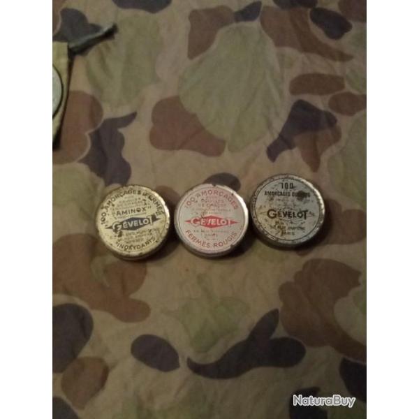 Vd 3 ancien  boites a amores vide