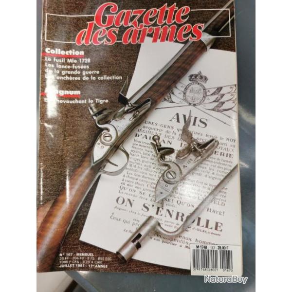 Revue la gazette des armes n 167.