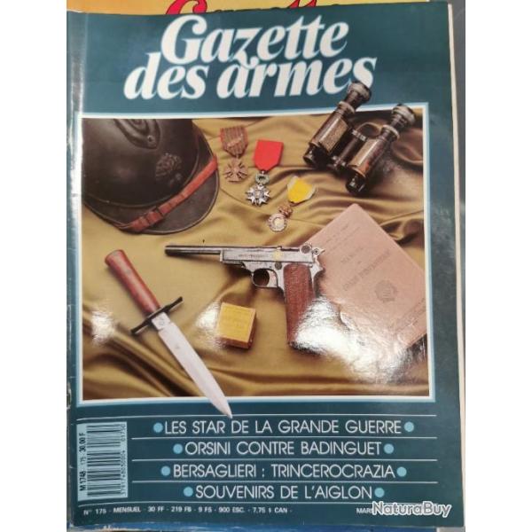 Revue la gazette des armes n 175.Les star de la grande guerre
