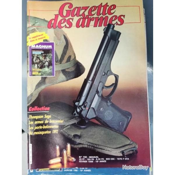 Revue la gazette des armes n 150. Thompson saga